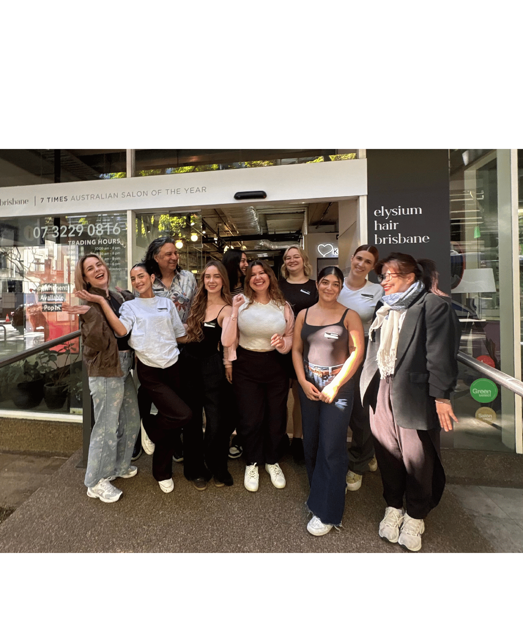 Elysium Hair Brisbane Team